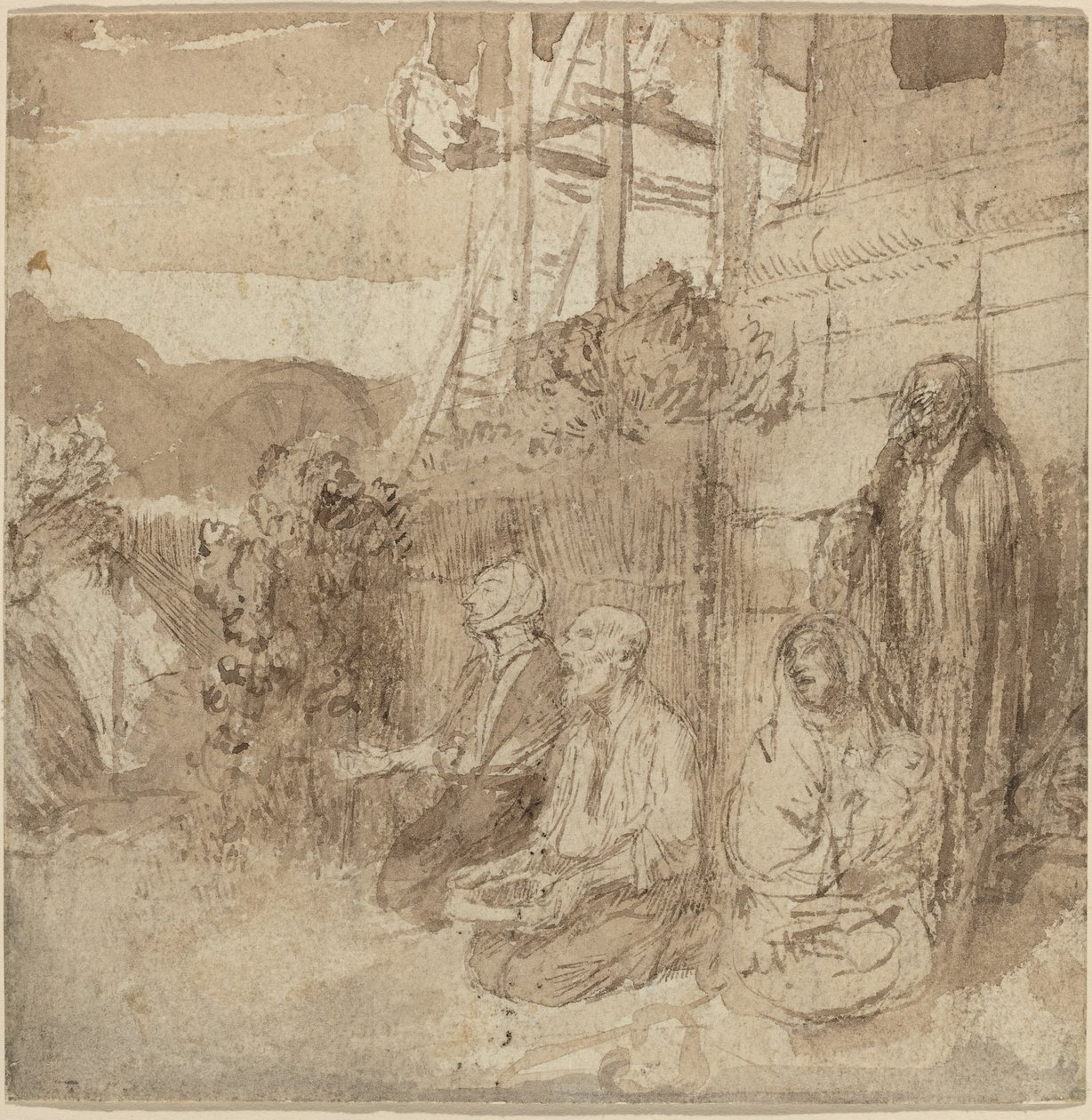 engelske tiggere. af Alphonse Legros