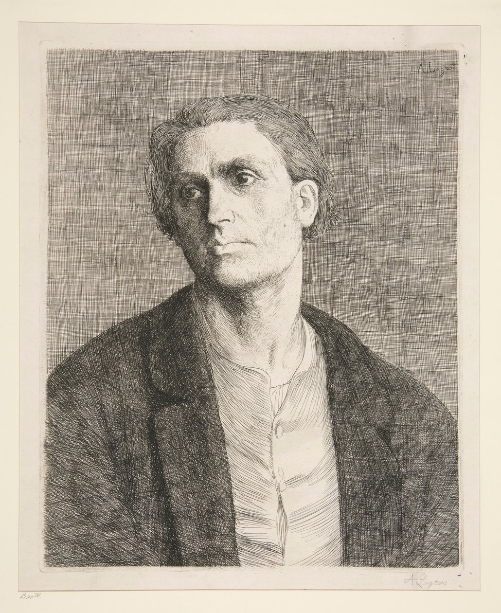 hovedstudie af Alphonse Legros