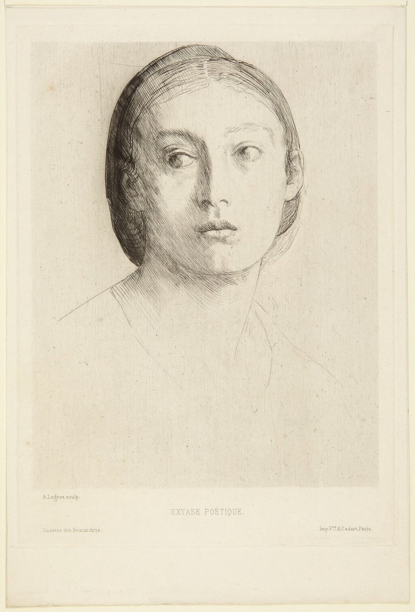 Poetisk ekstase/Poetic Extasy af Alphonse Legros