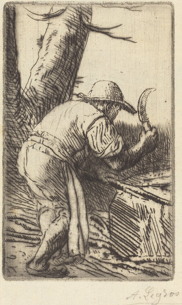 Fagot-cutter (Fugot-skæreren) af Alphonse Legros