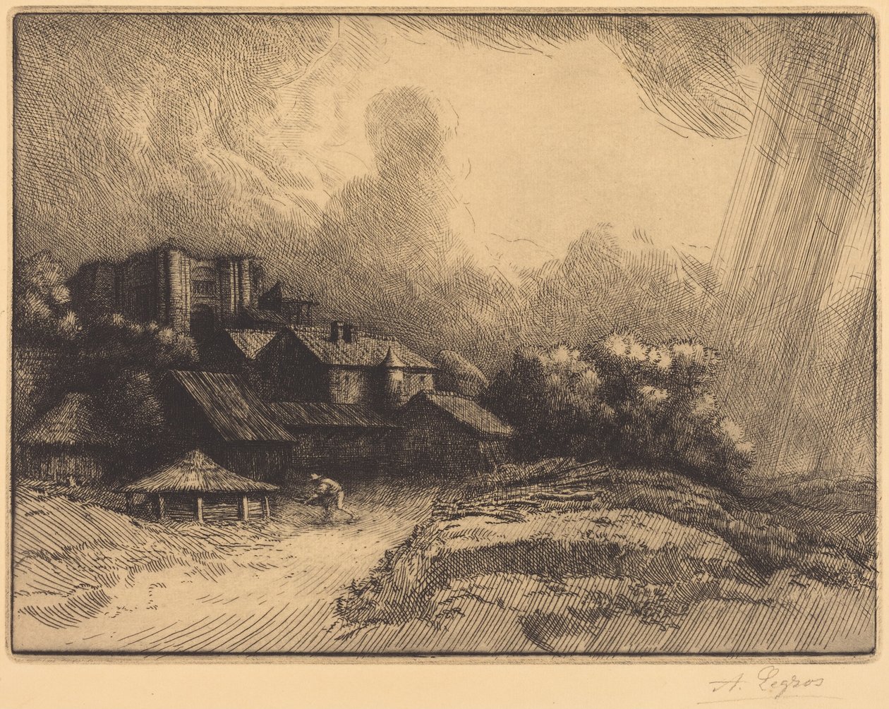 Gården ved klosteret (La ferme de l