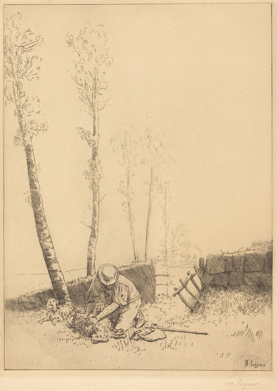 Det genfundne får af Alphonse Legros