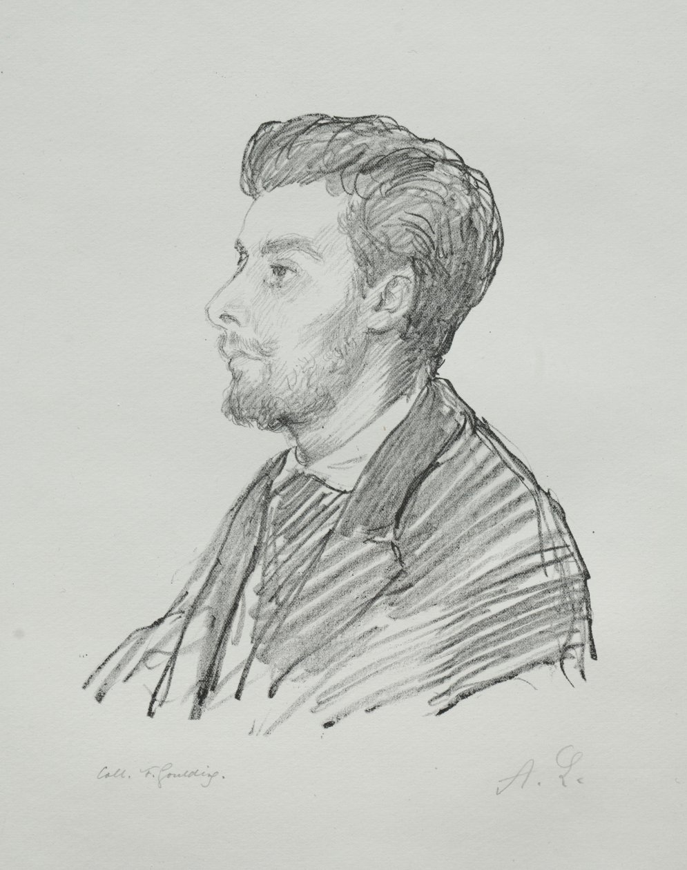 Fréderic Régamey. af Alphonse Legros