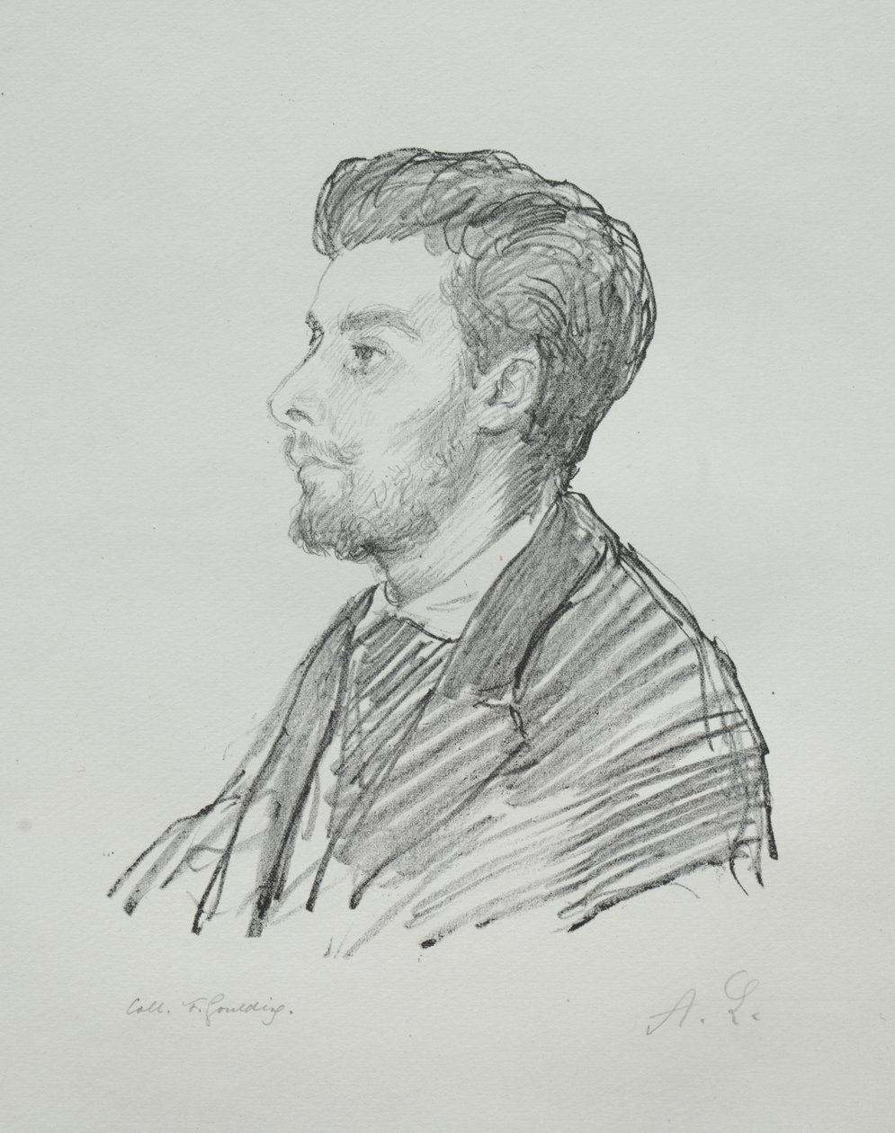 Fréderic Régamey af Alphonse Legros