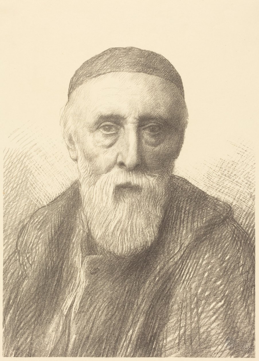 G.F. Watts, R.A., 2. tryk af Alphonse Legros