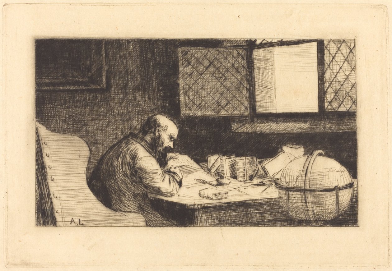 Geograf (Le geographe) af Alphonse Legros