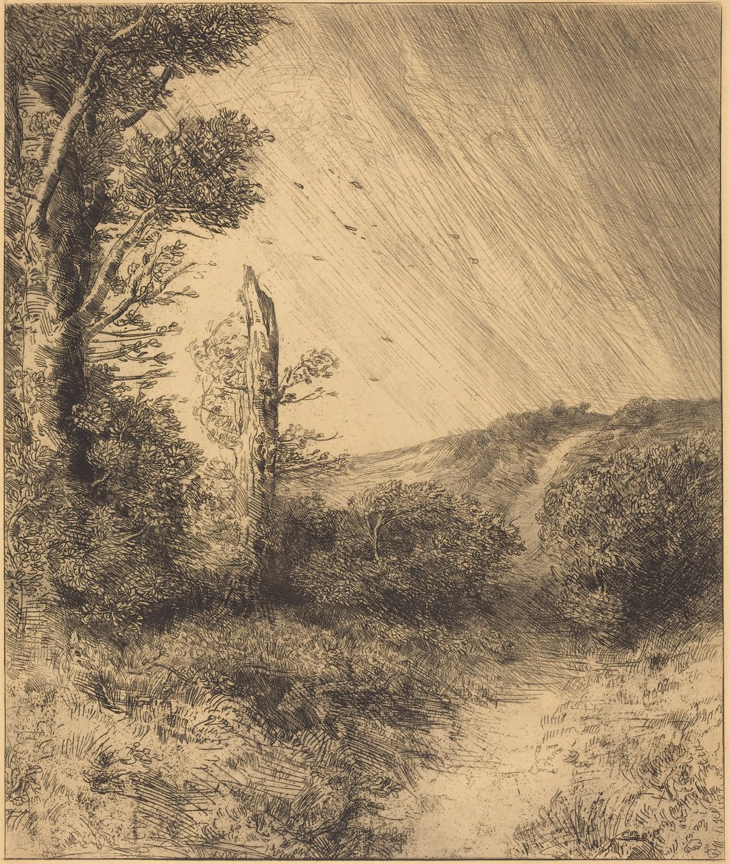Vindstød af Alphonse Legros