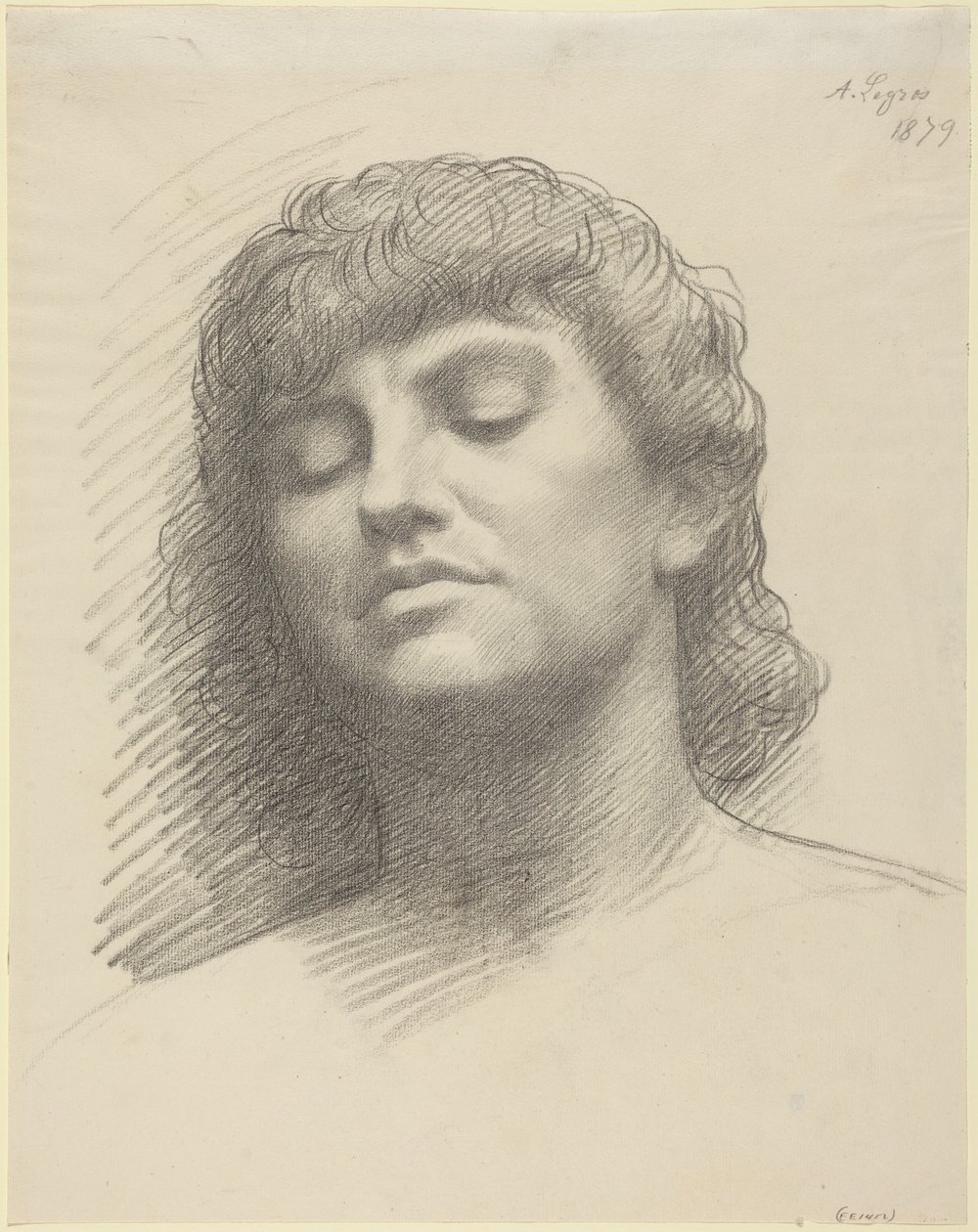 Hoved af Alphonse Legros
