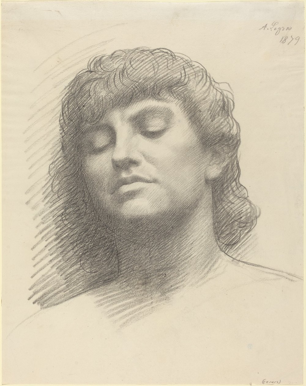 Leder, 1879. af Alphonse Legros
