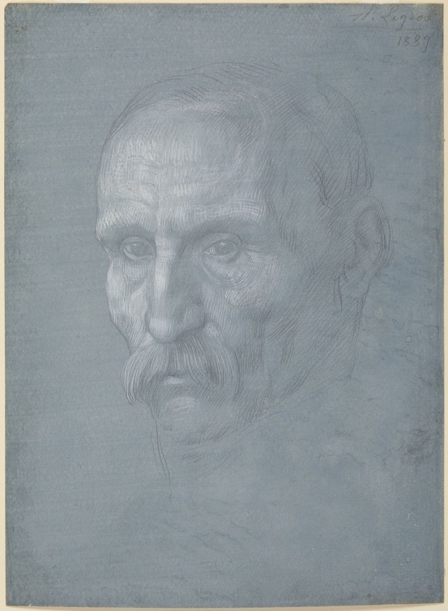 Mandehoved af Alphonse Legros