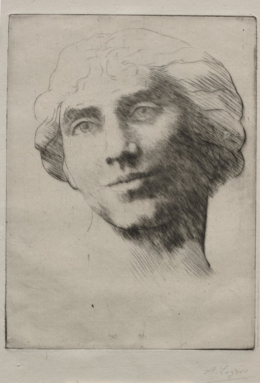 Leder af en ung kvinde af Alphonse Legros