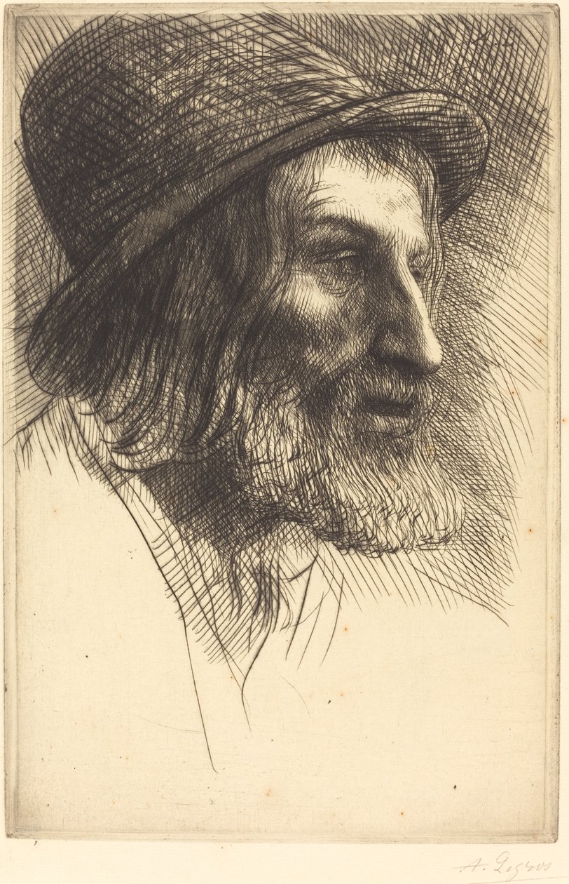 Leder af en engelsk arbejder af Alphonse Legros