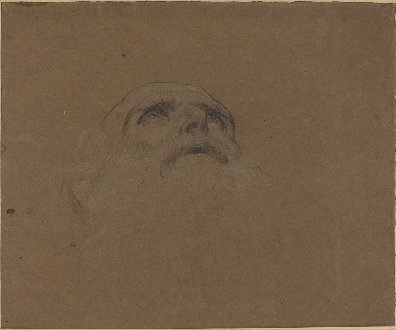 Hoved af en gammel mand af Alphonse Legros