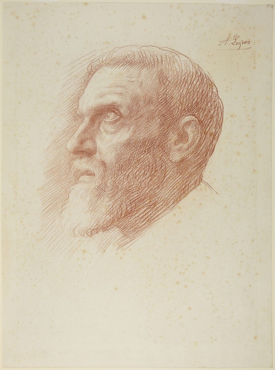 Kunstnerens hoved af Alphonse Legros