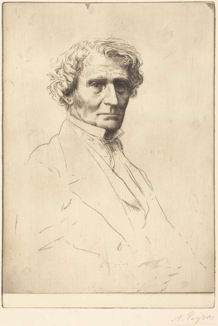 Hector Berlioz af Alphonse Legros