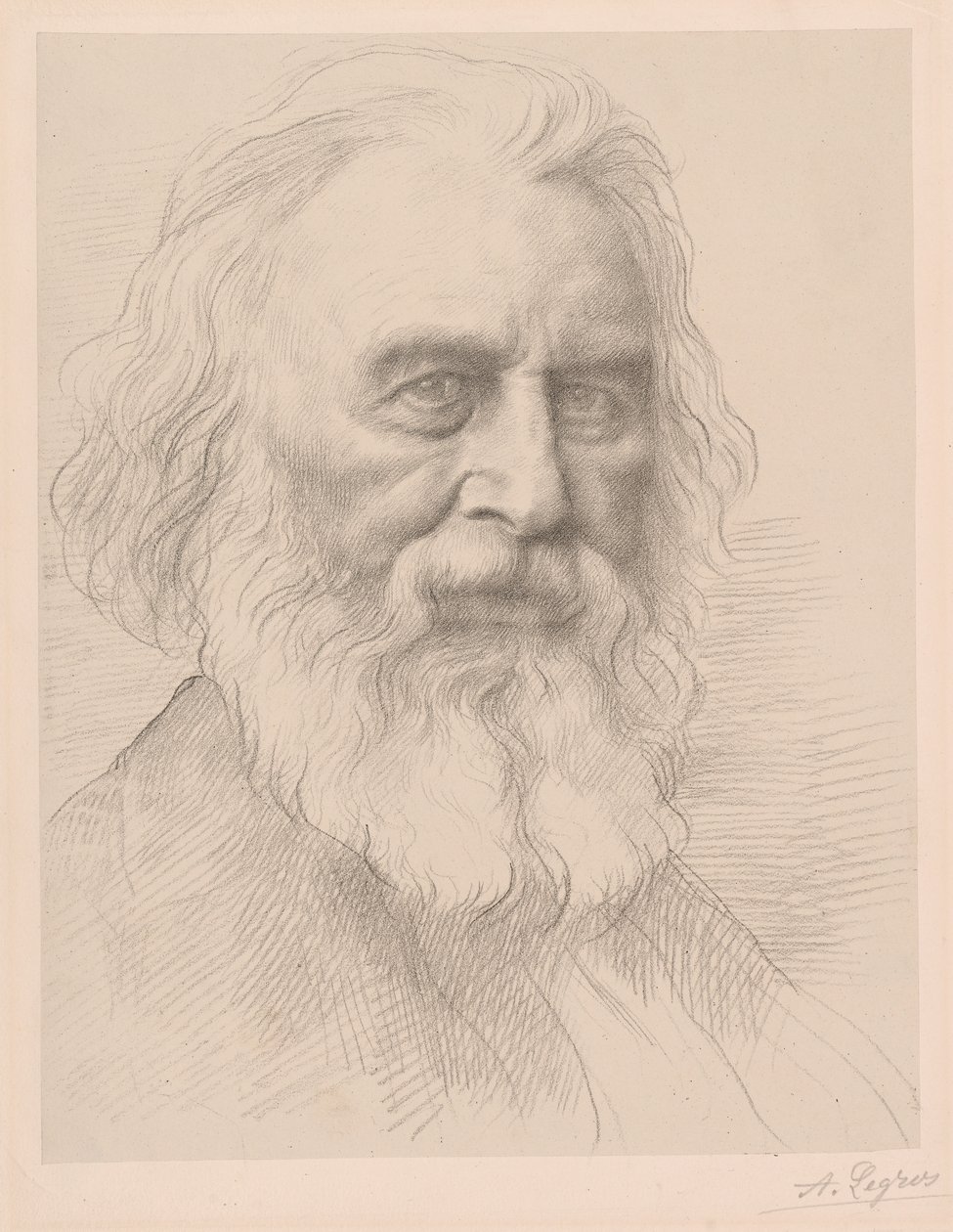 Henry Wadsworth Longfellow af Alphonse Legros