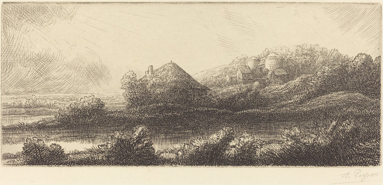 Hytte i Marsken af Alphonse Legros