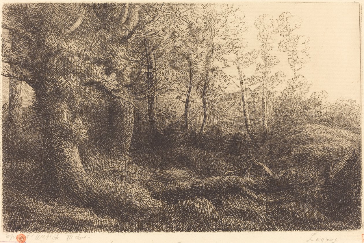 I skoven forforet lisiere de. af Alphonse Legros