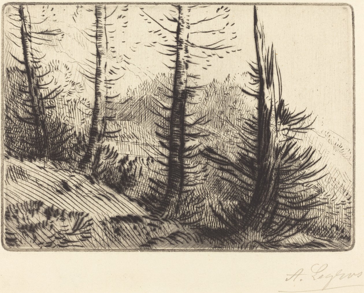 I Pyrenæerne af Alphonse Legros