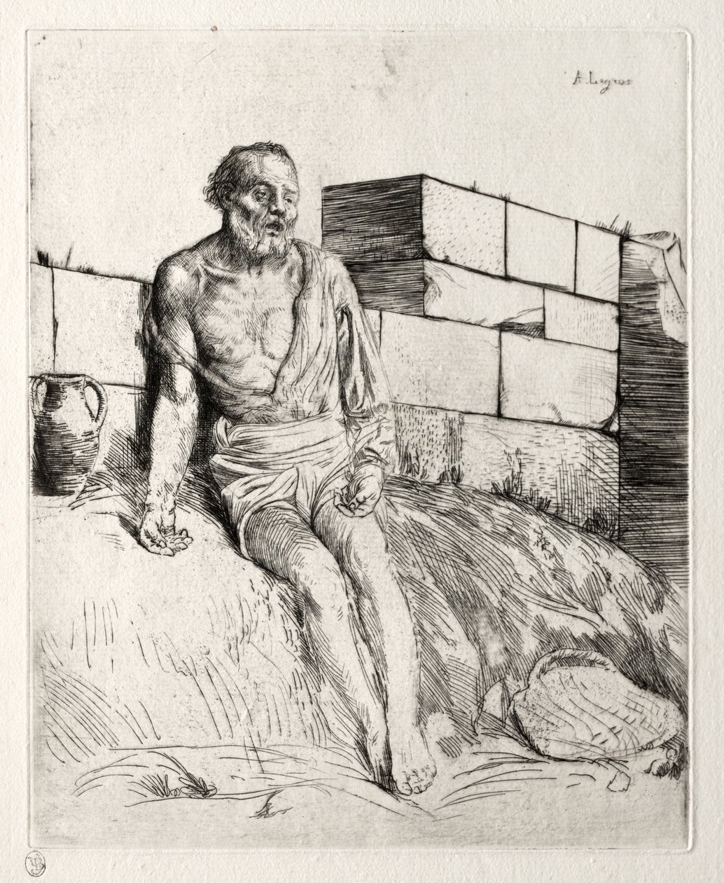 Job (første plade) af Alphonse Legros