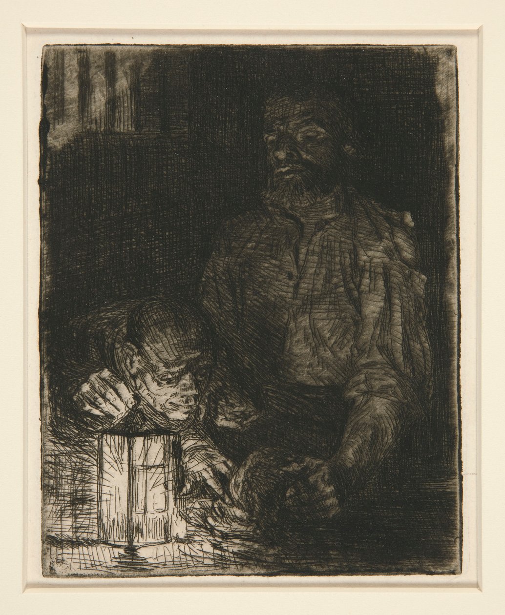 La Tete supplicie (Hovedet af de henrettede) af Alphonse Legros