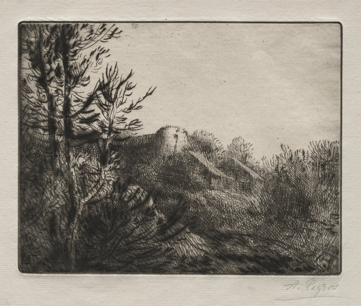 Valoux gård. af Alphonse Legros