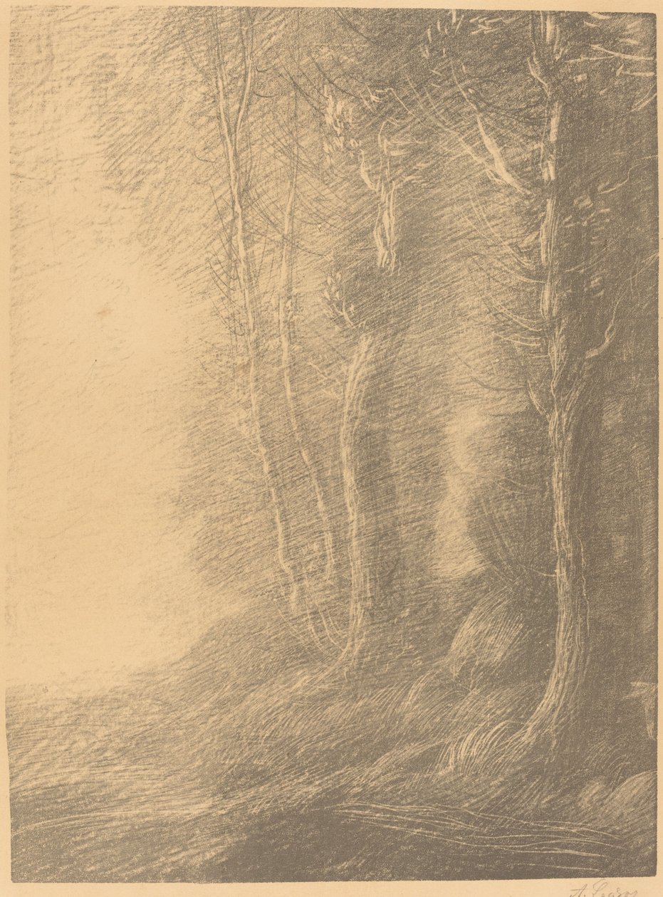 Landskab af Alphonse Legros