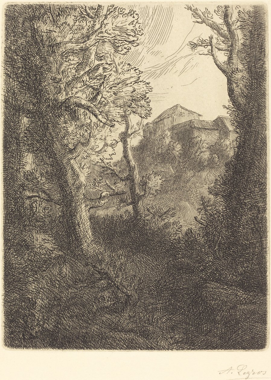 Landskab af Alphonse Legros