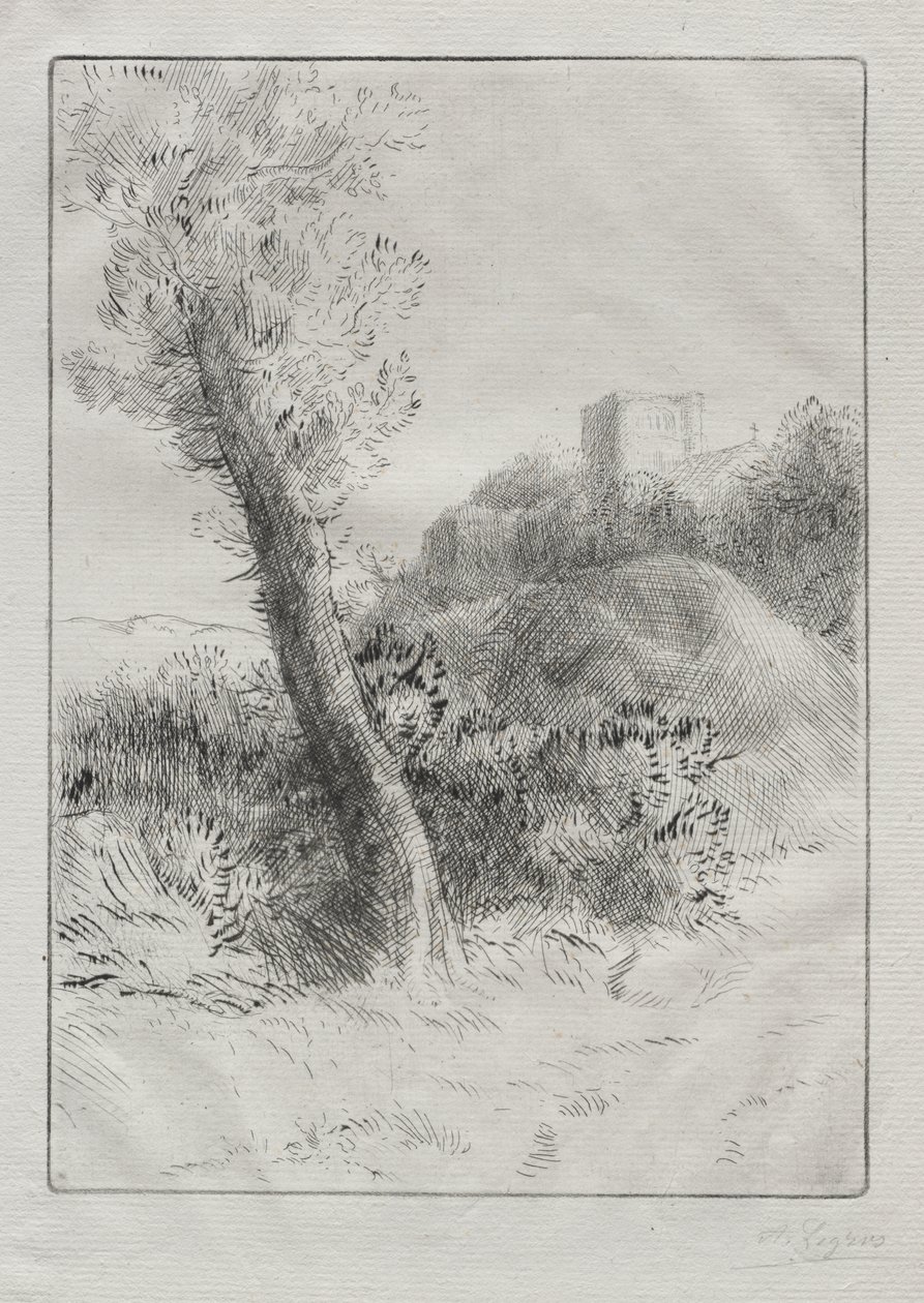 Landskab af Alphonse Legros