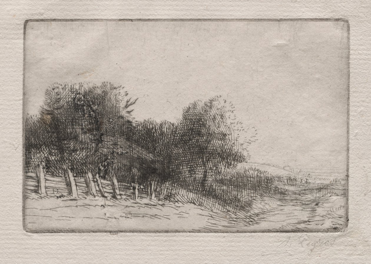 Landskab af Alphonse Legros