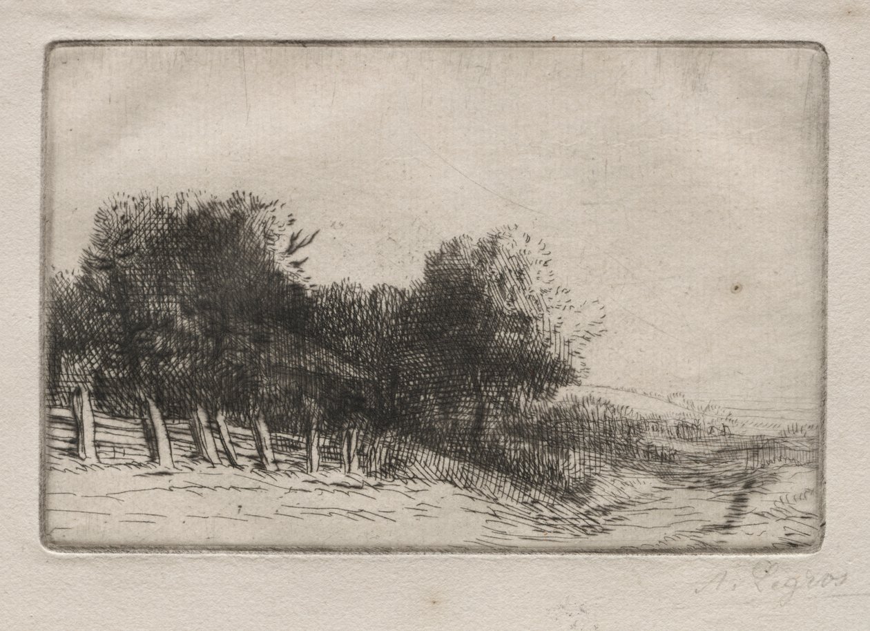 Landskab af Alphonse Legros