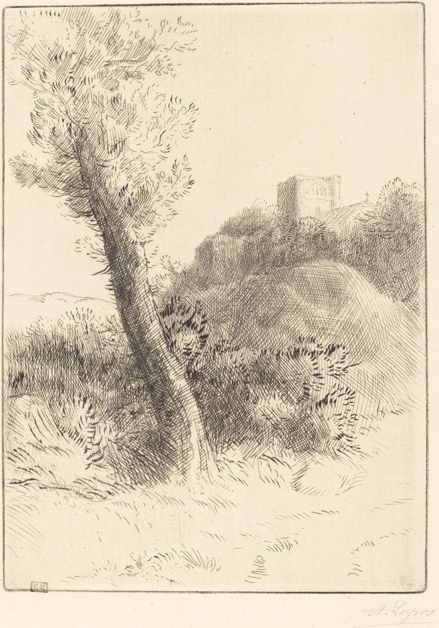 Landskab Landskab. af Alphonse Legros