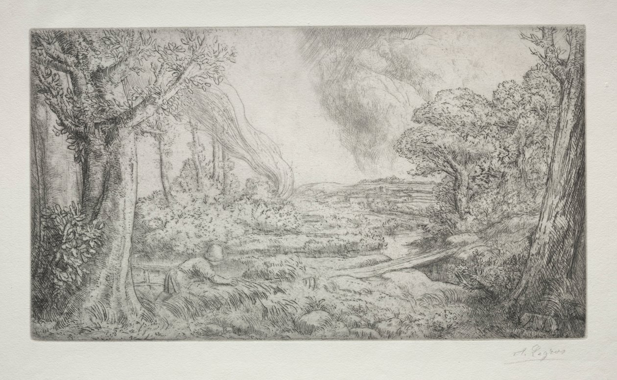 Landskab Landskab. af Alphonse Legros