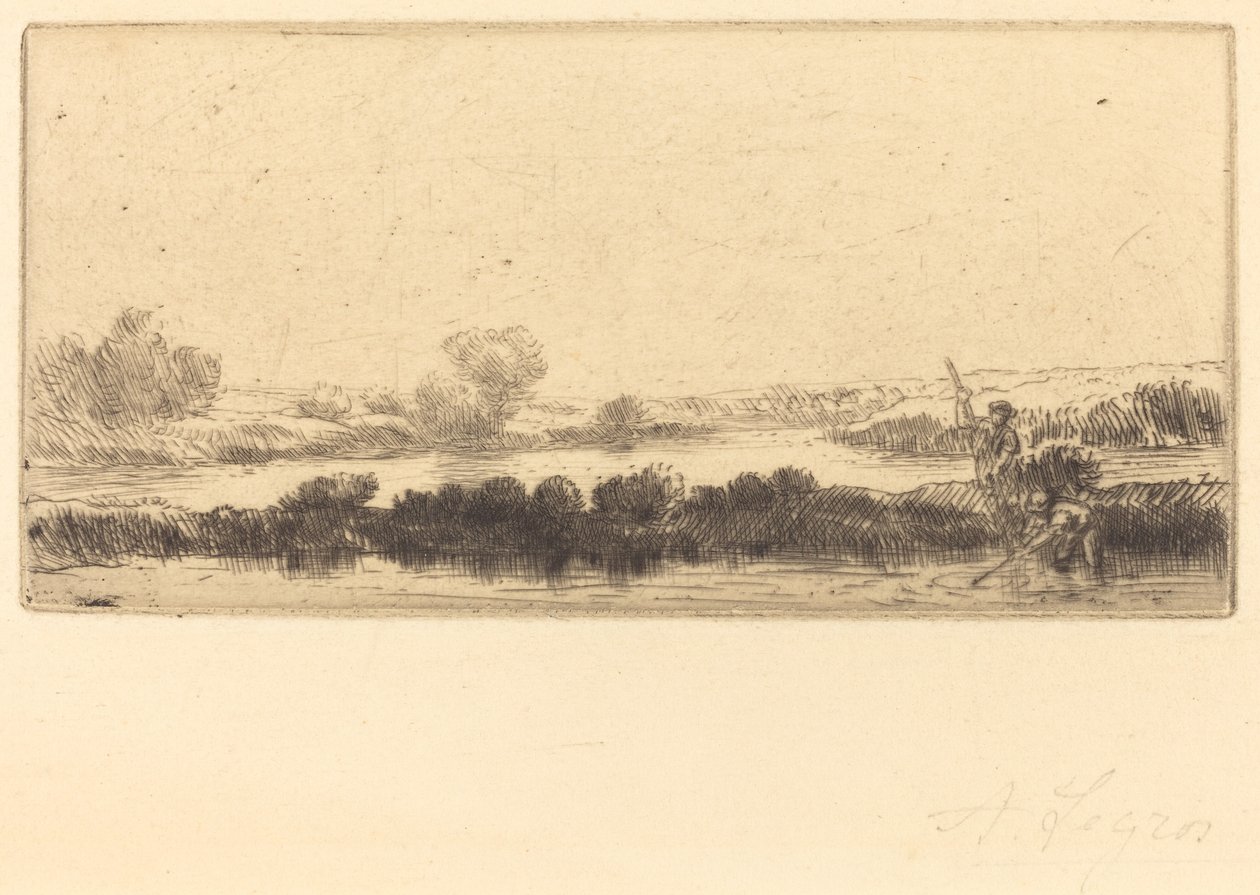 Landskab med Tørvemose, I Marsken af Alphonse Legros