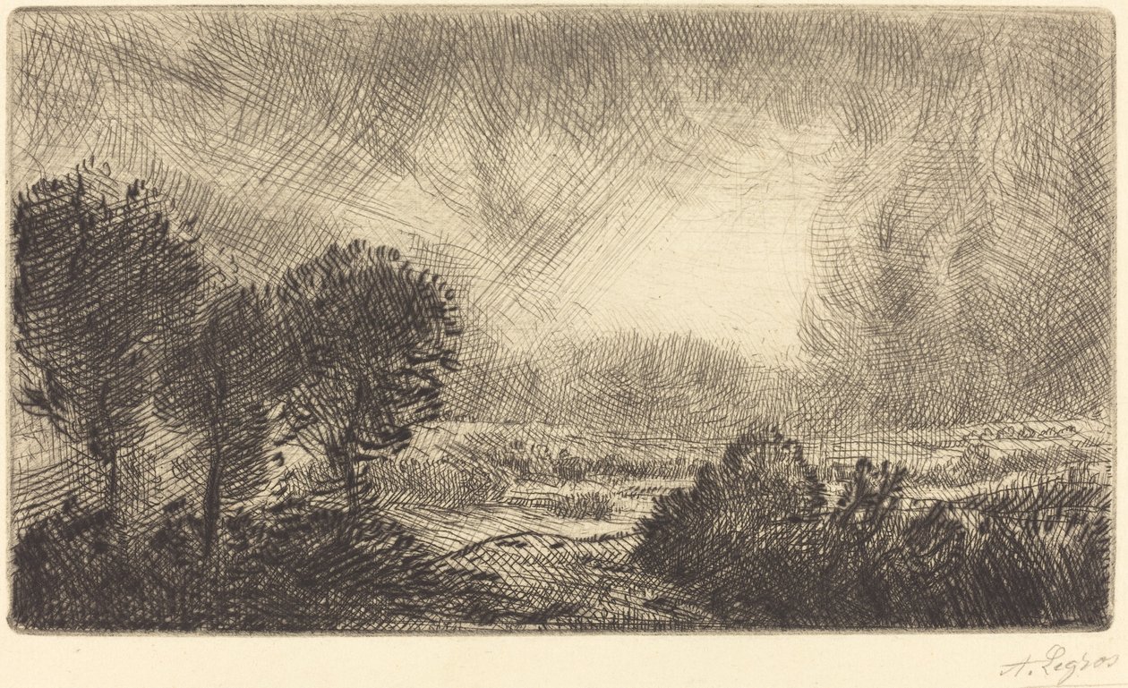 Landskab med Storm Paysage d