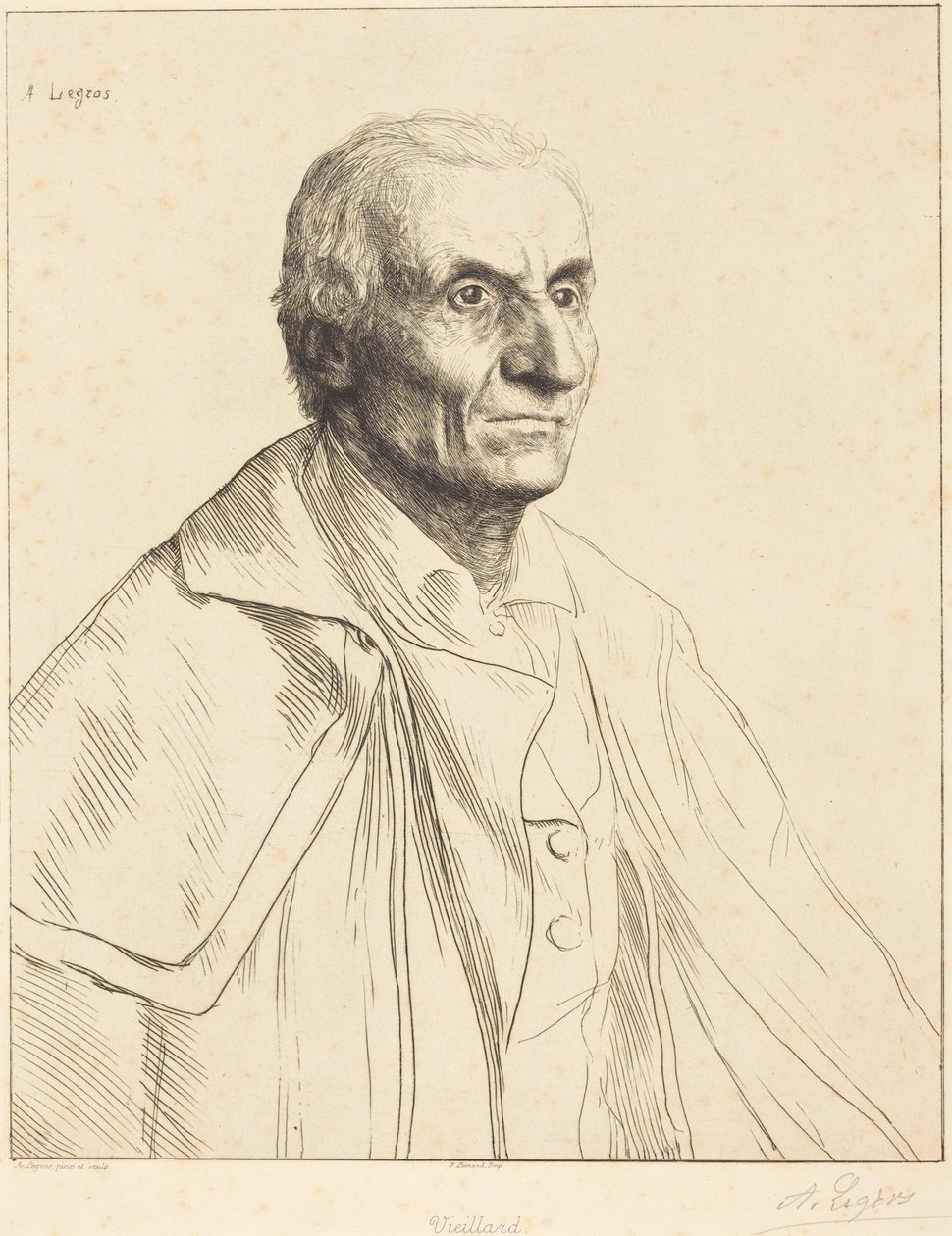 Large Spaniard (Den store spanier) af Alphonse Legros