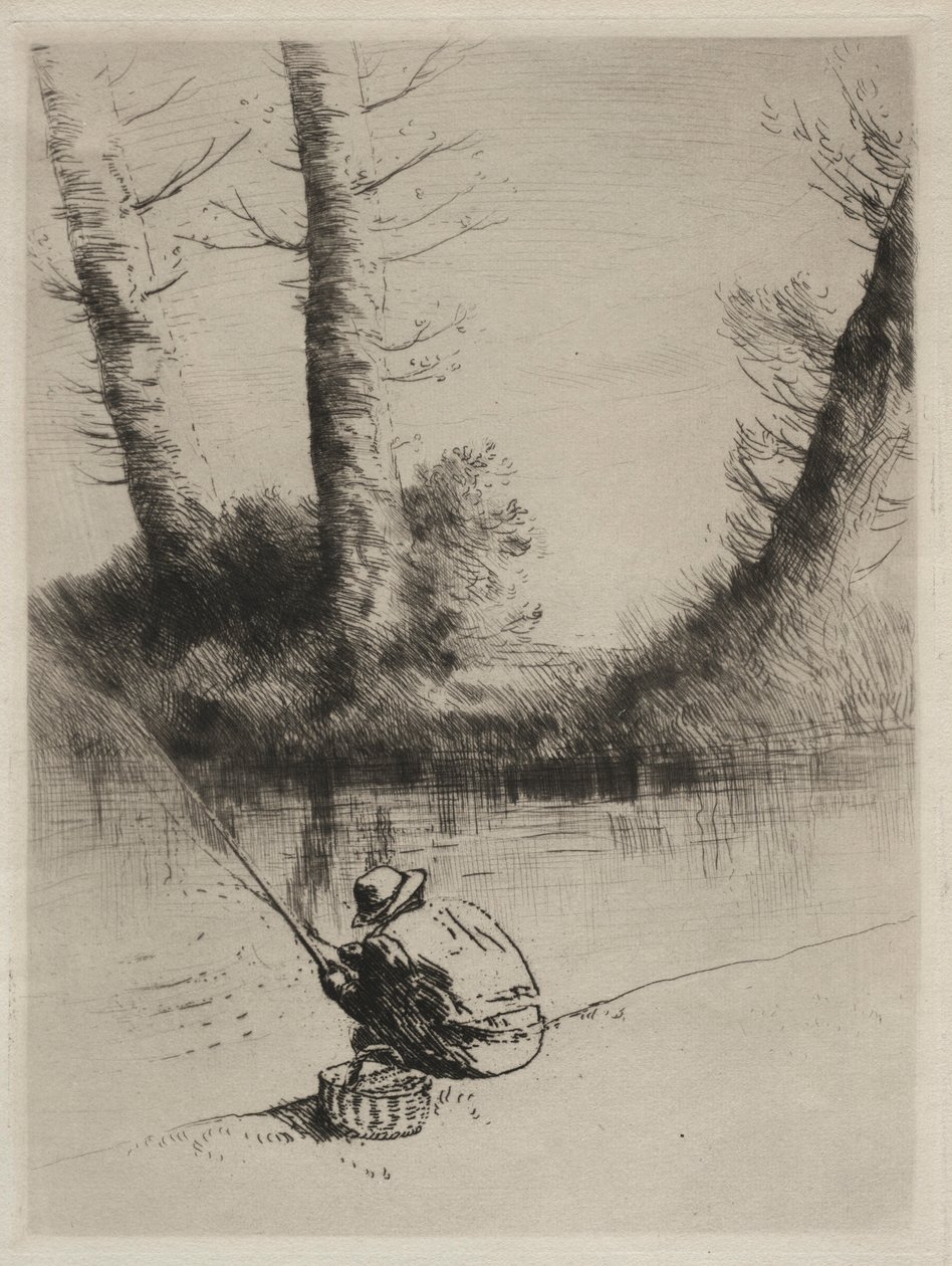 Lystfiskeren. af Alphonse Legros
