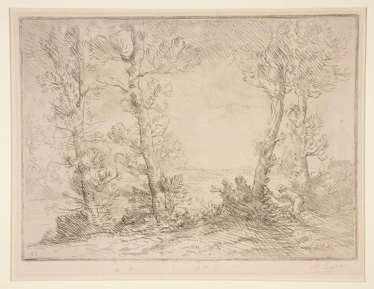 Laksefiskeren af Alphonse Legros