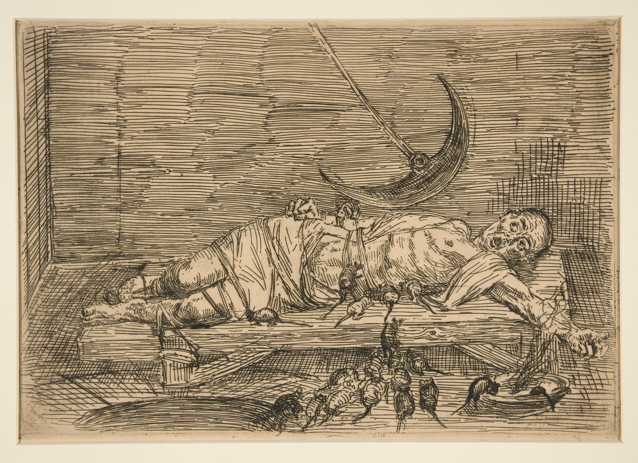 Le Puits et le Pendule, nr. 1 (Gropen og pendulet, nr. 1) af Alphonse Legros