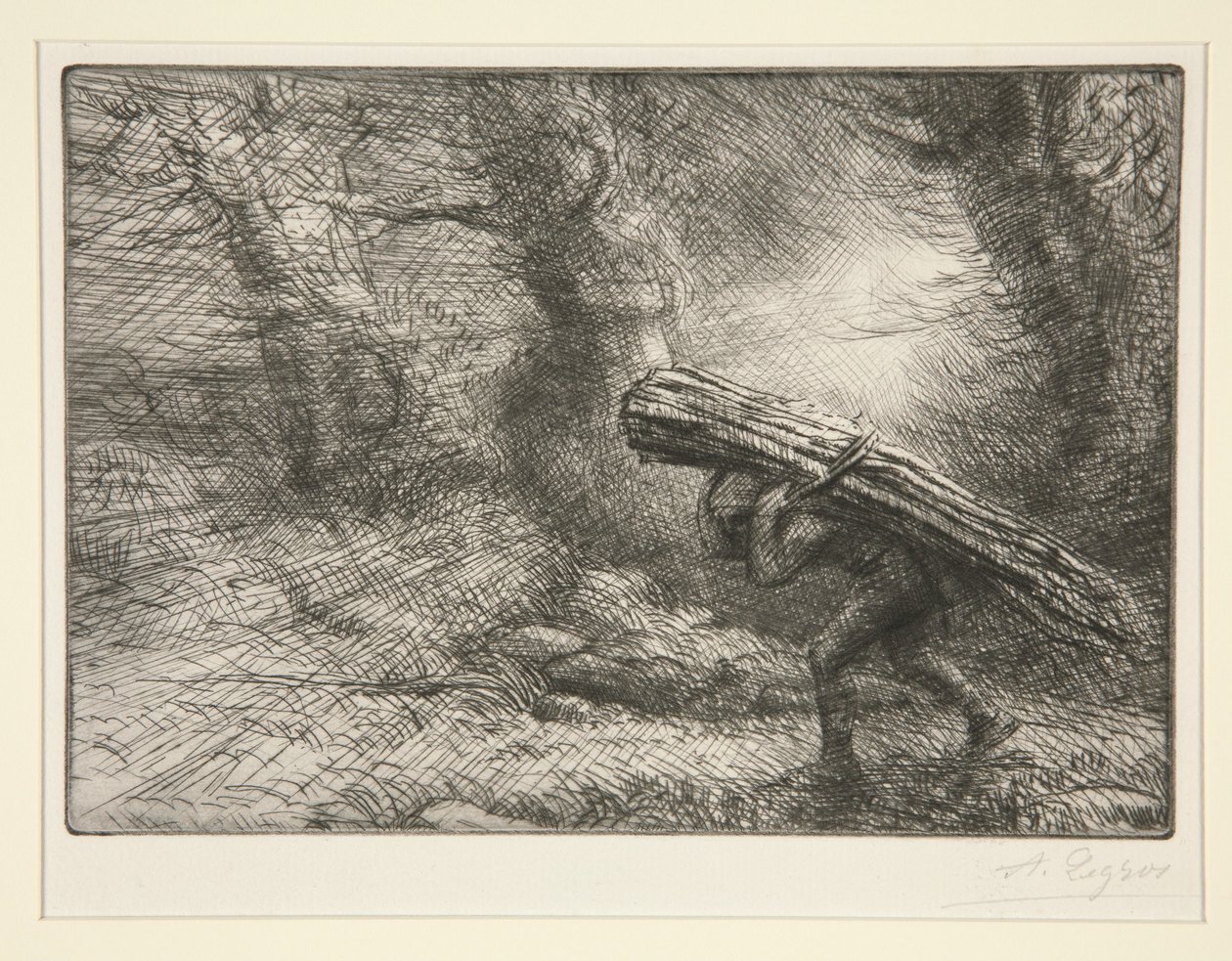Tilbagevenden til hytten af Alphonse Legros