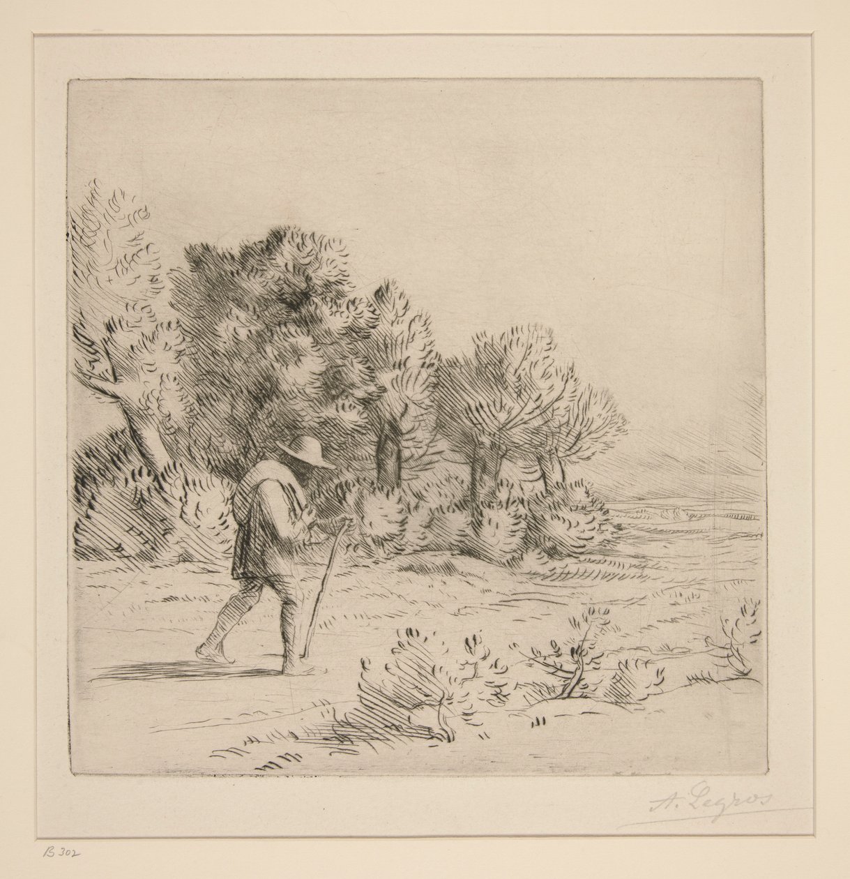 The Peddler (Peddler) af Alphonse Legros