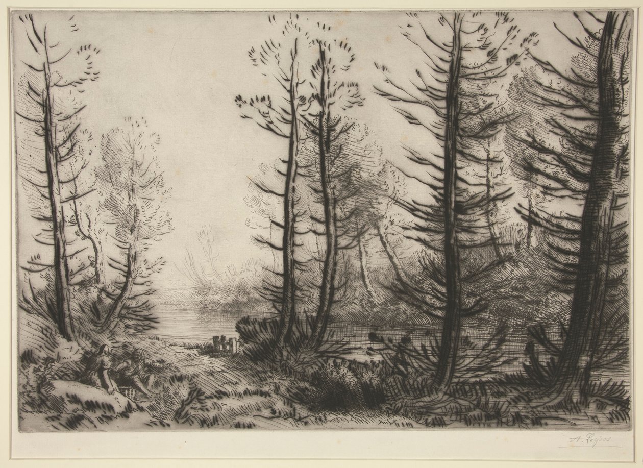 Canal Grande af Alphonse Legros