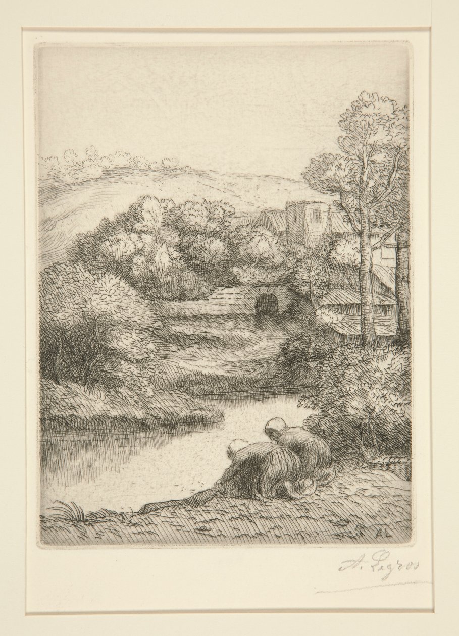 Vaskehus, eller vaskekoner af Alphonse Legros