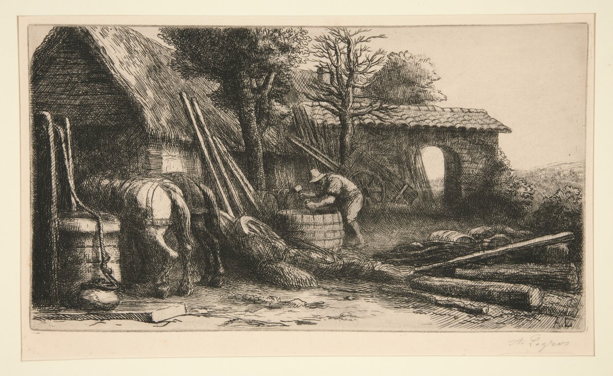 Tøndebinder (The Cooper) af Alphonse Legros