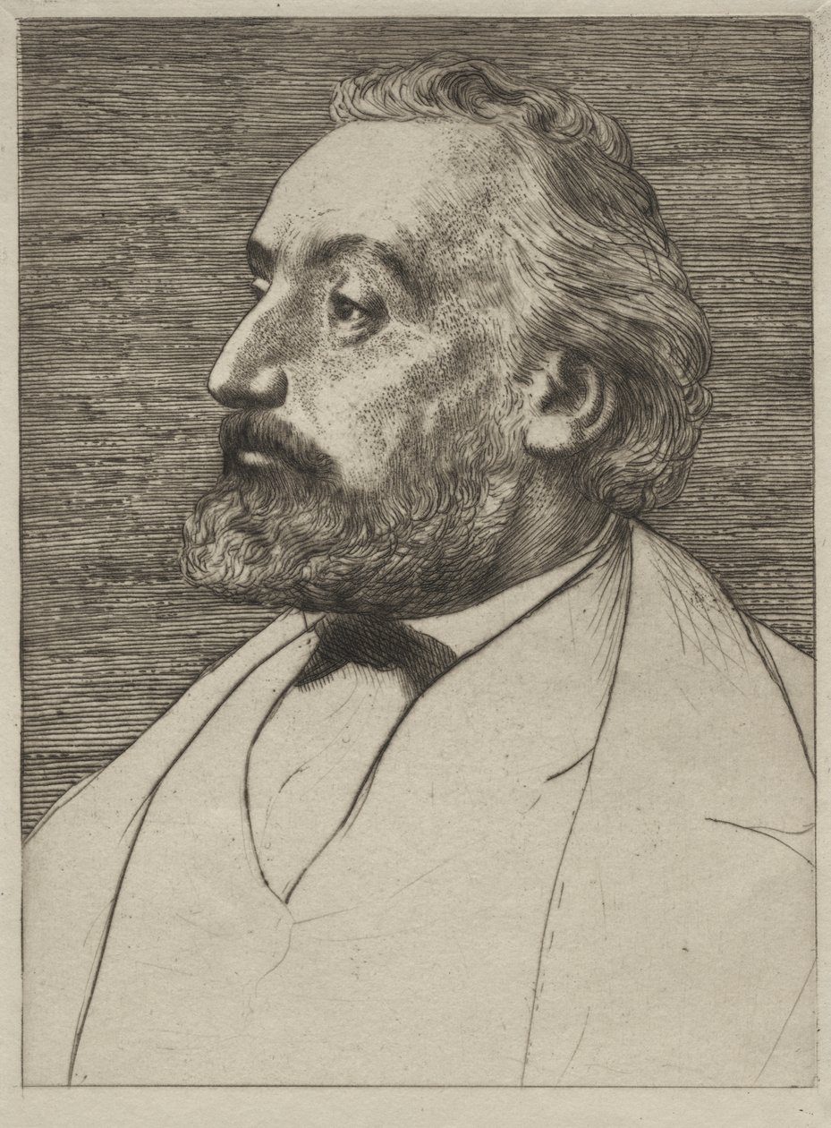 Leon Gambetta af Alphonse Legros