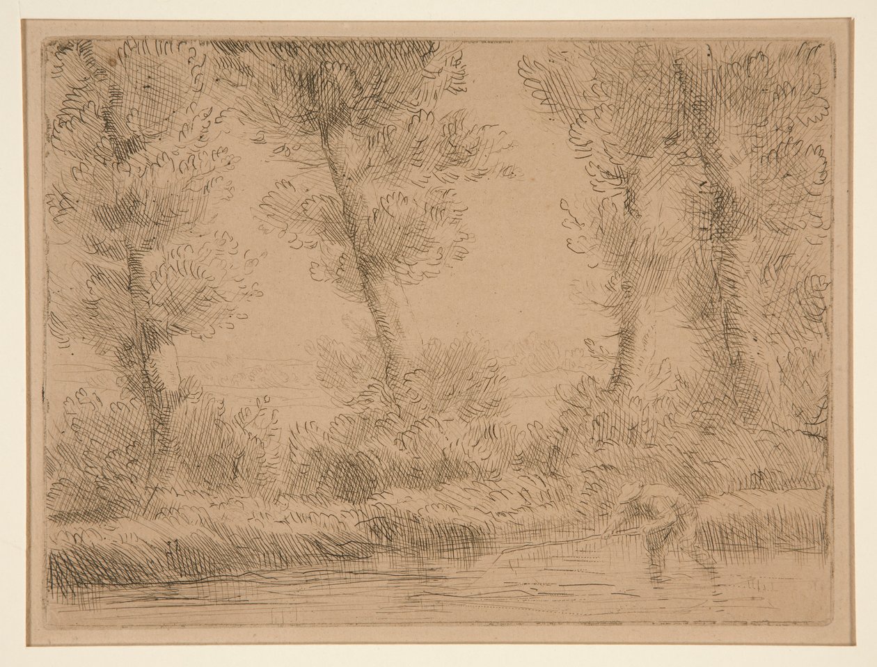 Les Bords de la Liane (Lianens bredder) af Alphonse Legros