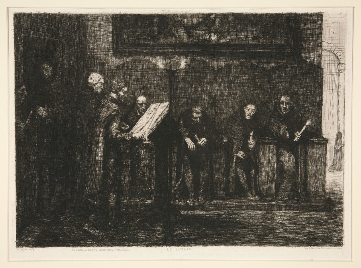 De spanske sangere - Pulten af Alphonse Legros