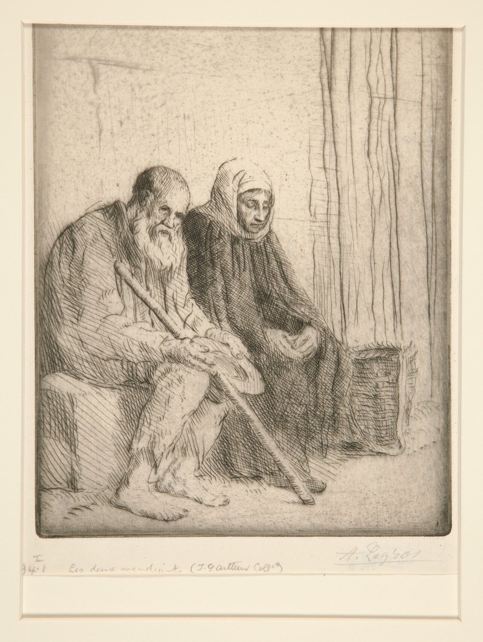 De to tiggere (Two Beggars) af Alphonse Legros