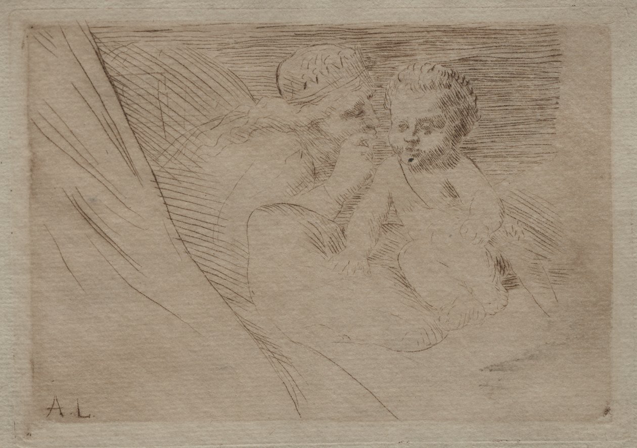 Mab og Amor af Alphonse Legros