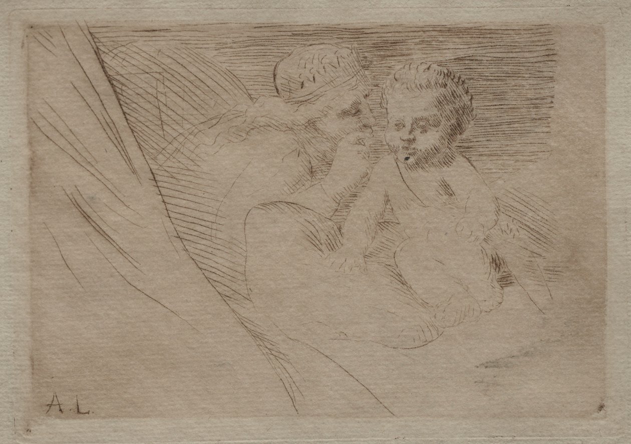 Mab og Amor. af Alphonse Legros